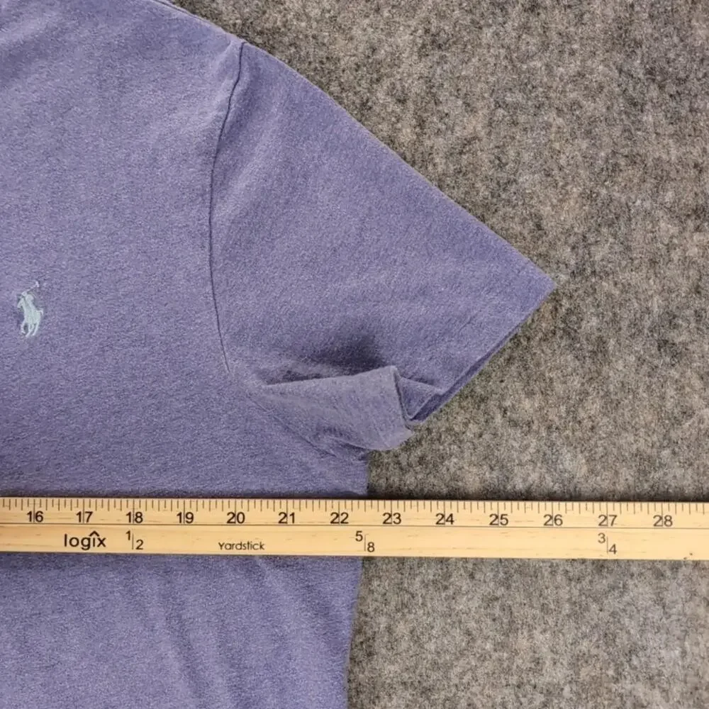 Polo Ralph Lauren Shirt Mens XL Purple Classic Fit Crewneck Pony Tee Cotton